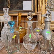 Karafki krysztalowe i szklane