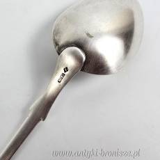 Łyżka serwingowa (środka stołu) 32cm plater Br. Henneberg Warszawa koniec XIXw