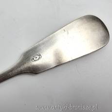 Łyżka serwingowa (środka stołu) 32cm plater Br. Henneberg Warszawa koniec XIXw