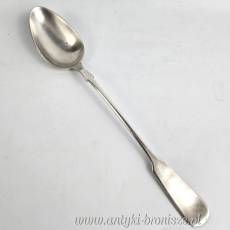 Łyżka serwingowa (środka stołu) 32cm plater Br. Henneberg Warszawa koniec XIXw