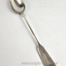 Łyżka serwingowa (środka stołu) 32cm plater Br. Henneberg Warszawa koniec XIXw