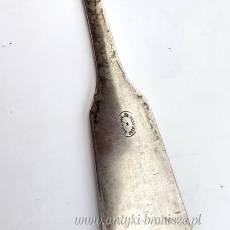 Łyżka serwingowa (środka stołu) 32cm plater Br. Henneberg Warszawa koniec XIXw