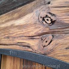 Okno żeliwne dekoracja ścienna.