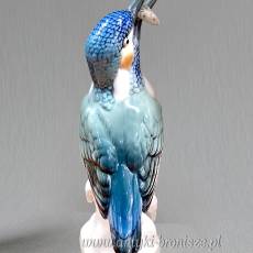 Zimorodek z rybą Aelteste Volkstedter projekt E.Sode Niemcy lata 30te