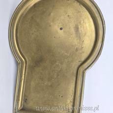 Samowar mosiężny z tacą, płukalnicą i czajniczkiem Rosja XIX/XXw