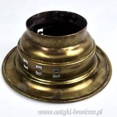 Samowar mosiężny z tacą, płukalnicą i czajniczkiem Rosja XIX/XXw