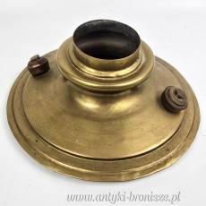 Samowar mosiężny z tacą, płukalnicą i czajniczkiem Rosja XIX/XXw