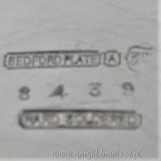 Patera okrągła na nóżce Bedford Plate Anglia lata 30te  Wyprzedaż