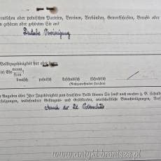 Niemiecki kwestionariusz personalny ( do Volkslisty ) okres II wojny światowej