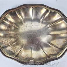 Półmisek w stylu Art Deco STAATSKASINO plater Artur Krupp Berndorf 1938/45