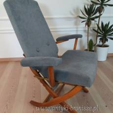 Fotel regulowany Polyconfort, model Poly-X skandynawski styl Francja lata 70te PROMOCJA