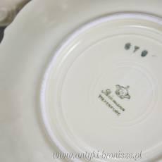 Zestaw śniadaniowy Tiefenfurt Parowa porcelana śląska lata 20/30te