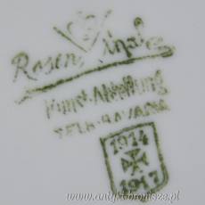 Gęsi Karl Himmelstoss Rosenthal Kunstabteilung Selb 1914/15r (krzyża Kaisera) unikat