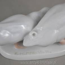 Gęsi Karl Himmelstoss Rosenthal Kunstabteilung Selb 1914/15r (krzyża Kaisera) unikat