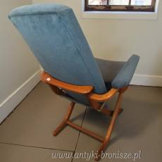 Fotel gięty bujak Thonet ok.1900r. po renowacji drewna WYPRZEDAŻ