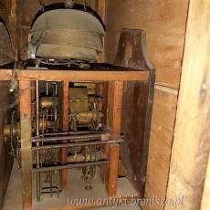 XVIII w. - Zegar parkietowy, oryginalny z epoki - podpisany i datowany 1777 - poz. 514