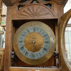 XVIII w. - Zegar parkietowy, oryginalny z epoki - podpisany i datowany 1777 - poz. 514