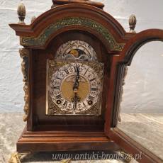 Zegar stołowy "John Thomas London - Warmink", drewniany wg modelu z XVII - poz. 4171
