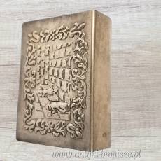 Zabytkowe etui na zapałki srebro próby 925 judaika