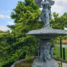 FONTANNA OGRODOWA NEW YORK  Z BRĄZU W STYLU NEOKLASYCZNYM