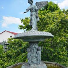 FONTANNA OGRODOWA NEW YORK  Z BRĄZU W STYLU NEOKLASYCZNYM