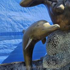 FONTANNA "Mała Syrenka" z delfinami ✨