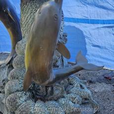 FONTANNA "Mała Syrenka" z delfinami ✨