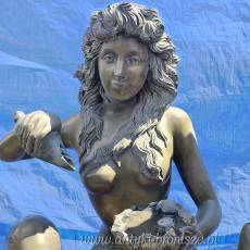 FONTANNA "Mała Syrenka" z delfinami ✨