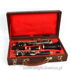 Klarnet firmy Boosey & Hawkes (B&H) Regent w futerale Anglia lata 50te