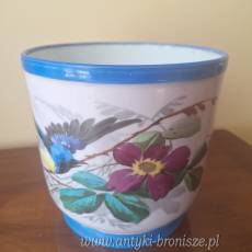 donice z porcelany w kwiaty, XIXw. - poz. 6456
