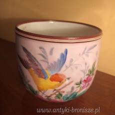 donice z porcelany w kwiaty, XIXw. - poz. 6456