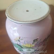 donice z porcelany w kwiaty, XIXw. - poz. 6456