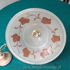 Lampa-szklany kloszowy abazur w ksztalcie kwiatu - poz. 6991