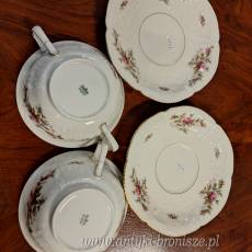 Bulionki - Para filizanek do zupy na spodkach - Rosenthal "sanssouci" - poz. 1722