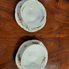 Bulionki - Para filizanek do zupy na spodkach - Rosenthal "sanssouci" - poz. 1722