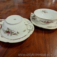 Bulionki - Para filizanek do zupy na spodkach - Rosenthal "sanssouci" - poz. 1722