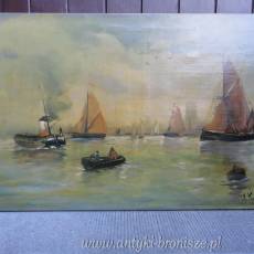 Marynistyka- ONP - VAN LINT J. " Żaglowce" podpisany Van Lint J. - poz. 5983