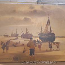 ONP - "Kutry rybackie", podpisany BERCK GODART i datowany 1917 - poz. 5777