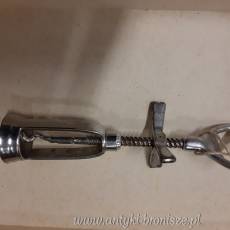 WYPRZEDAZ 50% - Korkociąg przeciwskrętny, z 3-ramiennym śmigiełkiem oraz uchwytem do kapsli - poz. 6476