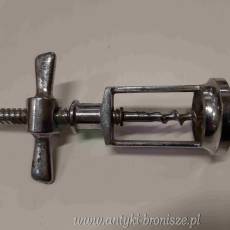 WYPRZEDAZ 50% - Korkociąg przeciwskrętny, z 3-ramiennym śmigiełkiem oraz uchwytem do kapsli - poz. 6476