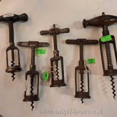 WYPRZEDAZ 50% - Korkociąg przeciwskrętny, z 3-ramiennym śmigiełkiem oraz uchwytem do kapsli - poz. 6476