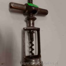 WYPRZEDAZ 50% - Korkociąg przeciwskrętny, z 3-ramiennym śmigiełkiem oraz uchwytem do kapsli - poz. 6476