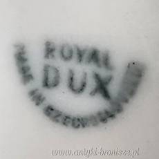 Podwójna figurka psy myśliwskie Retriever i Pointer Royal Dux czeskie Art Nouveau poł. XXw