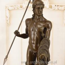 Jazon ze Złotym Runem - Grecki Wojownik - Mitologia - Figura Rzeźba Brąz