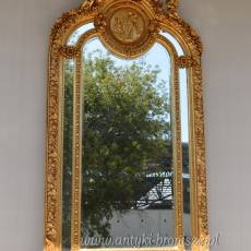 OGROMNE ZŁOTE LUSTRO - RAJSKA SCENA - BAROK ZŁOTO