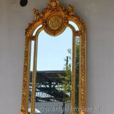 OGROMNE ZŁOTE LUSTRO - RAJSKA SCENA - BAROK ZŁOTO