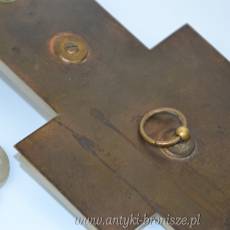 Krzyż kropielnica onyks, emalia komórkowa Francja ok.1905r