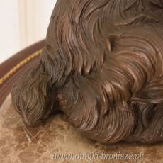 Pies Cocker Spaniel - Figura Psa - Rzeźba z Brązu - Dekoracja Ozdoba