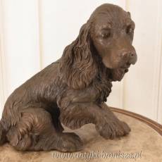 Pies Cocker Spaniel - Figura Psa - Rzeźba z Brązu - Dekoracja Ozdoba