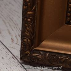 TAMARA De Łempicka - Portret Kobiety - Czerwona Suknia - Obraz Olejny